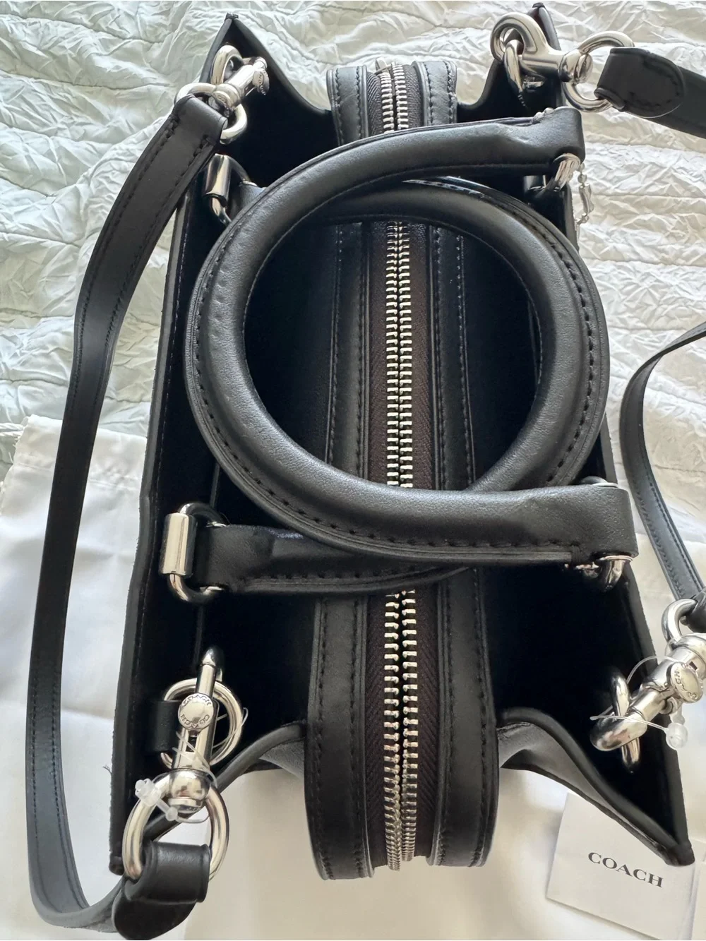NWOT Coach Rogue 25 Black Crystal